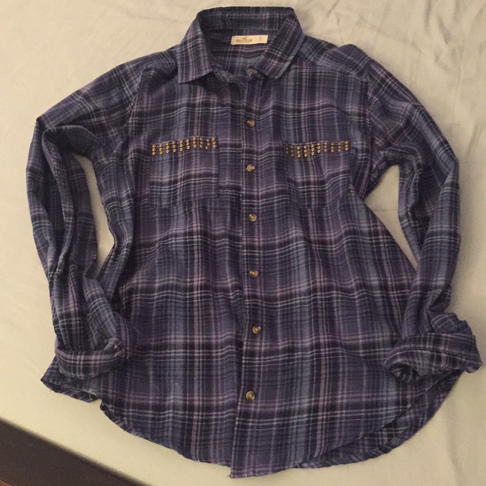 Super girly Hollister flannel. Small. NWOT